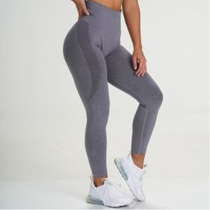 Grey Contour Seamless Leggings